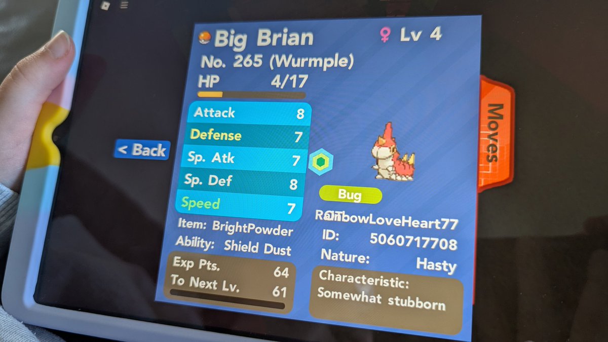 Spent the last 15 minutes persuading my eldest to call her new Pokémon "Big Brian" 🤣