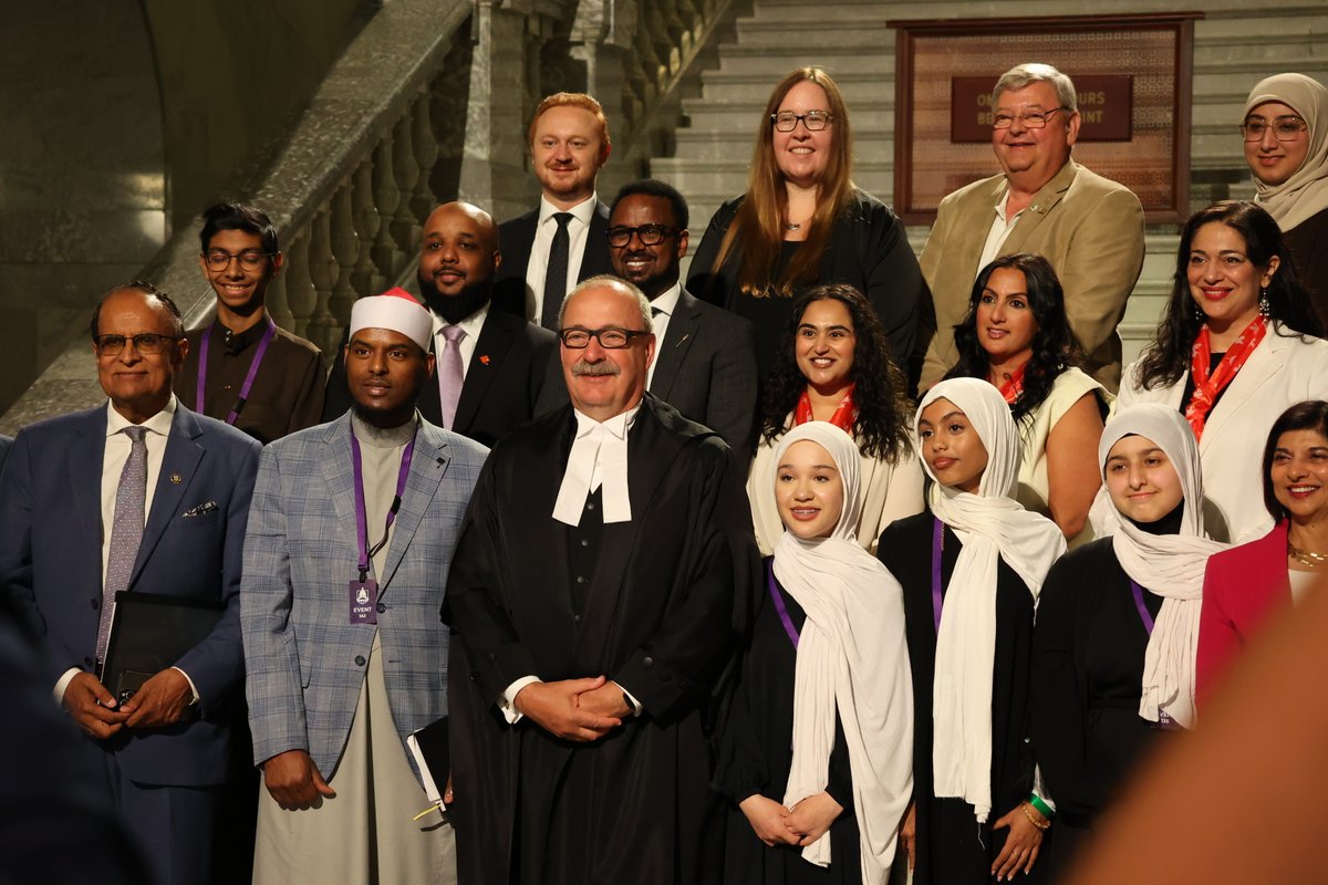UCPCaucus's tweet image. Yesterday, Speaker and Calgary-Hays MLA Ric McIver hosted a beautiful Eid al-Adha celebration at the Alberta Legislature.
Eid al-Adha is a time of compassion, generosity, and community.