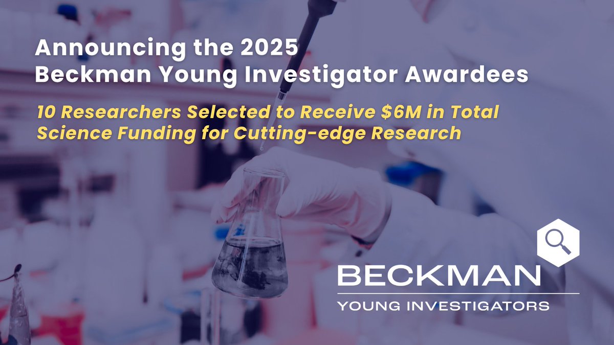 BeckmanFnd's tweet photo. 2/2 @emorymedicine @penn_state @columbia @northwesternuniversity @bu_tweets @princetonchem @penn @Univ_Of_Oregon @childrensphila @vanderbiltu #BYI #beckman #science #grants #academia #chemistry #lifesciences #newmethods #newtools #highriskhighreward #innovation #scientists #lab https://t.co/0srtWSmO9B