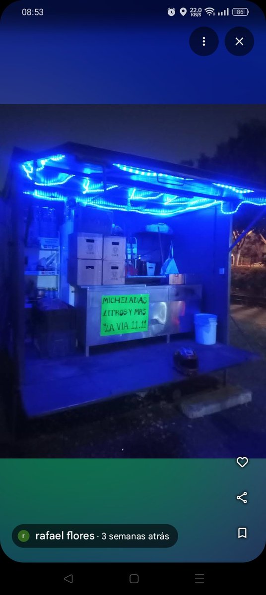juancamaneimx's tweet photo. @PueblaAyto @SGyDU_Puebla @Hechizero_38 @Psystyle @SSC_Pue Podrian apoyar con revisar este puesto de micheladas que ya hasta construyo en via publica esto en Sn Felipe Hueyotlipan a un costado de la via https://t.co/9a6Pgx3U7c https://t.co/hBrlKZaFqZ