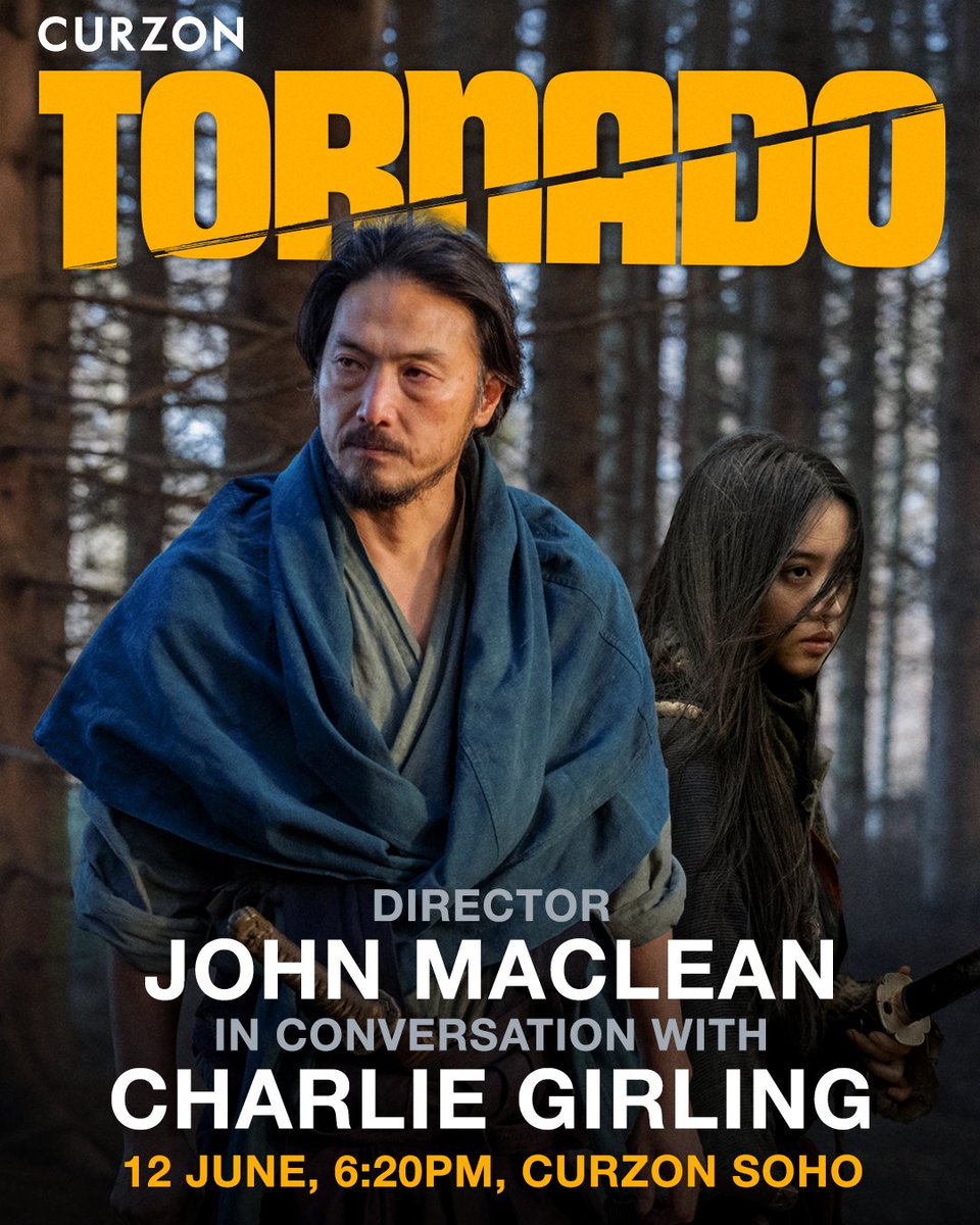 Lionsgate UK (@lionsgateuk) on Twitter photo join Tornado director John Maclean and <a href="/charlie_girling/">Charlie Girling</a> for a special screening and Q&A of #TornadoMovie on June 12th at <a href="/CurzonSoho/">Curzon Soho</a> join Tornado director John Maclean and <a href="/charlie_girling/">Charlie Girling</a> for a special screening and Q&A of #TornadoMovie on June 12th at <a href="/CurzonSoho/">Curzon Soho</a>
