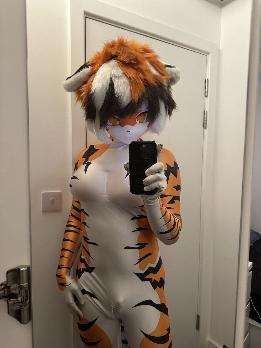 another day another tiger post 

#kigurumi 
#着ぐるみ 
#ARKNIGHTS 
#waai_fu