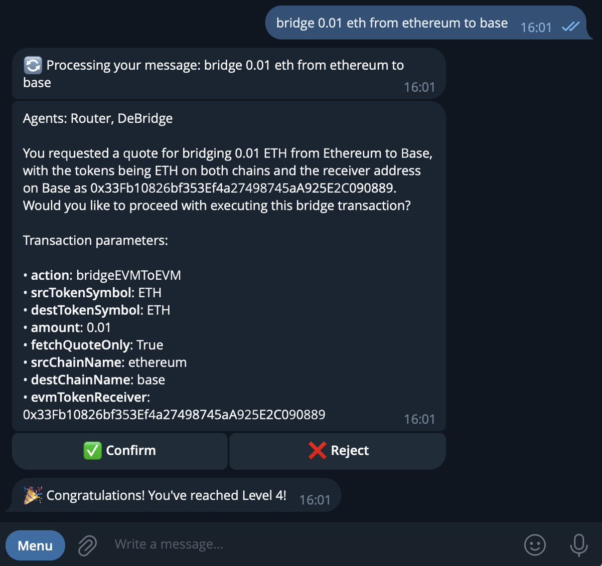 New feature live:

 Trade Confirmations

SageSight now asks you to confirm before any swap, bridge, or leverage trade is executed.

No more fat-fingers. No more regrets.

Just precision trading.

You’re going to need it… 🌈