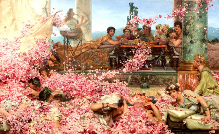 Art of the Day: "The Roses of Heliogabalus, Tadema". Buy at: ArtPal.com/artcollectionl…