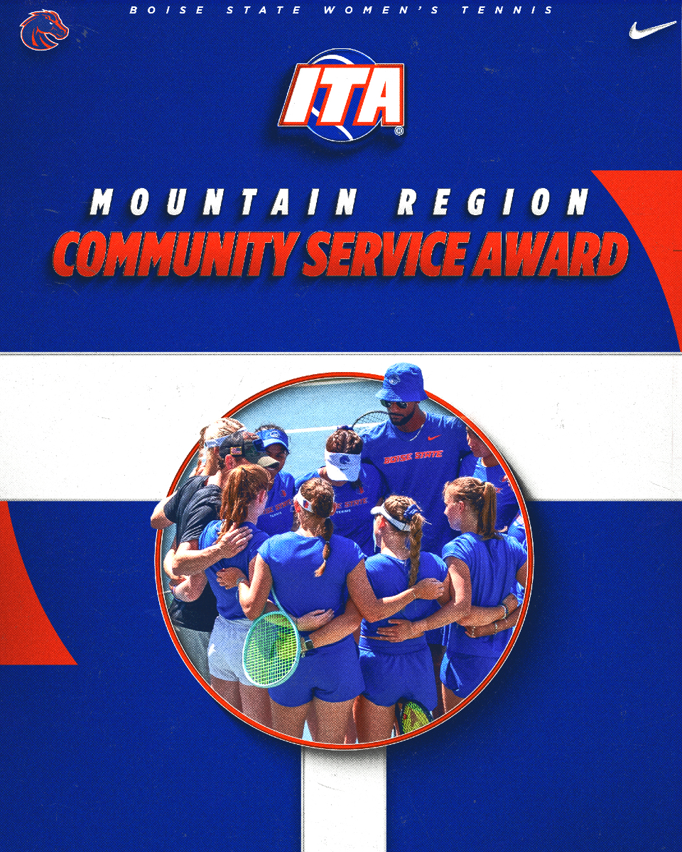 BroncoSportsWTN's tweet image. For the second consecutive season, the Broncos have earned the ITA Mountain Region team Community Service Award!👏
#BleedBlue | #WhatsNext