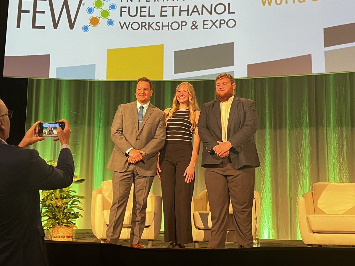 John Nelson, COO of BBI International, welcomes #FEW25 attendees and announces the 2025 recipients of the Kathy Bryan Memorial Scholarship, Isaac Harder Husker Ag LLC and Claire Weibye E Energy Adams, LLC in the General Session sponsored by <a href="/Trucent_Inc/">Trucent</a>.

#FEW25