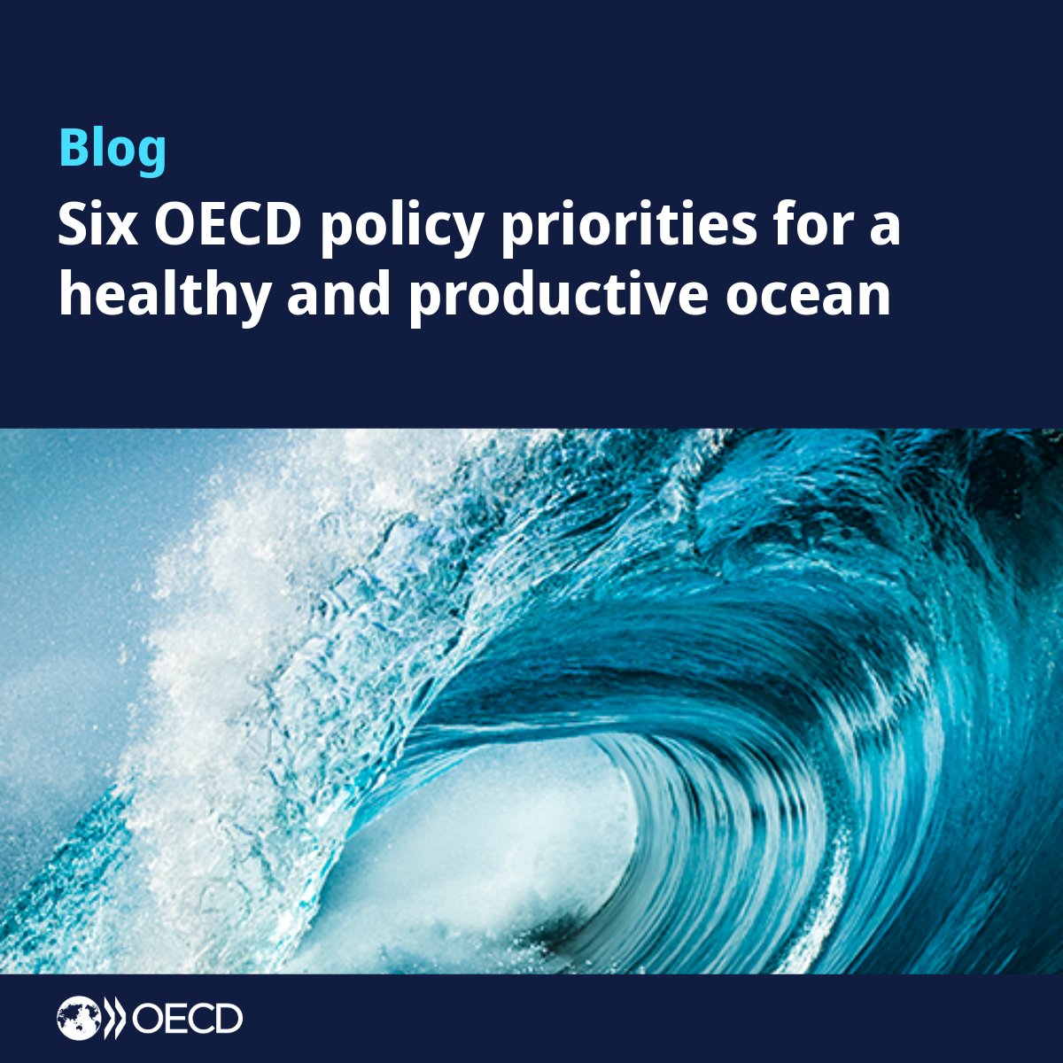 🌊 If the #OceanEconomy were a country, it would be the 5⃣th largest economy in the world.

The OECD is at #UNOC3 this week, supporting international cooperation for a sustainable #ocean. Our blog explores top policy priorities: oe.cd/65a

#BlueEconomy #SaveOurOcean