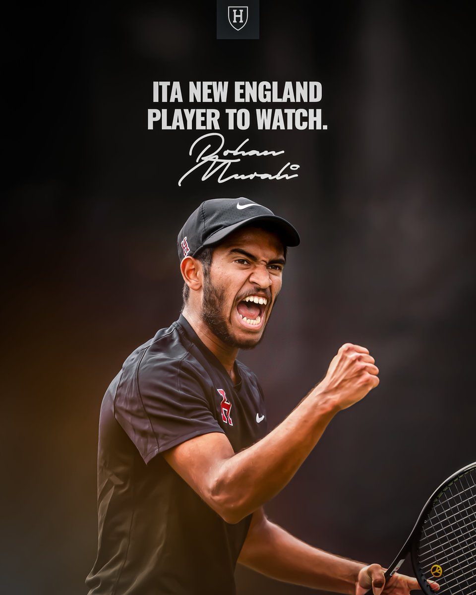 𝙆𝙚𝙚𝙥 𝙖𝙣 𝙚𝙮𝙚 𝙤𝙪𝙩👀

Sophomore Rohan Murali has been named the ITA New England Region Player to Watch!

#GoCrimson x #OneCrimson