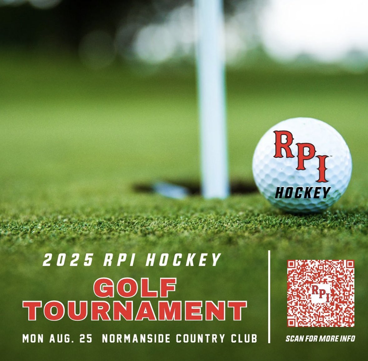Registration for the 2025 RPI Hockey Golf Tournament is now open!

Scan the QR code above or visit the link to sign up for a fun day supporting the Engineer men’s and women’s programs on Aug 25!! 🏒⛳️🏌️‍♀️🏌️🥅

alumni.rpi.edu/s/1225/alumni/…