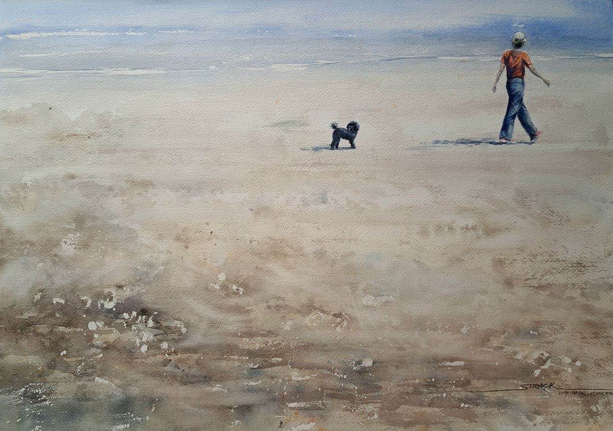 Much to my surprise, BOTH my entries juried in Watercolor Honor Society exhibit! other painting is "Wait for me" painted w #sennelier, #DynastyBrush, #hahnemühle.
#americanwatercolor #watercolormaster #travelingartist #anniestrack #watercolorsociety  #masterartist #artistnetwork