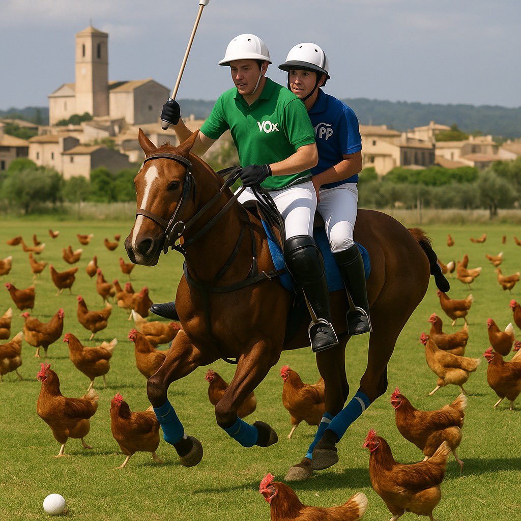 PSIB-PSOE (@psibpsoe) on Twitter photo 🏇El PP ha aprovat el decret de “Polo”
🎪El Govern ha convertit el <a href="/ParlamentIB/">Parlament de les Illes Balears</a> i la democràcia en un circ
😡Han passat d'un acord amb un grup d’esquerres per a regular les macrogranges de pollastres a fer un decret amb els ultres de VOX per jugar a polo
👉No és un acudit, són 🏇El PP ha aprovat el decret de “Polo”
🎪El Govern ha convertit el <a href="/ParlamentIB/">Parlament de les Illes Balears</a> i la democràcia en un circ
😡Han passat d'un acord amb un grup d’esquerres per a regular les macrogranges de pollastres a fer un decret amb els ultres de VOX per jugar a polo
👉No és un acudit, són