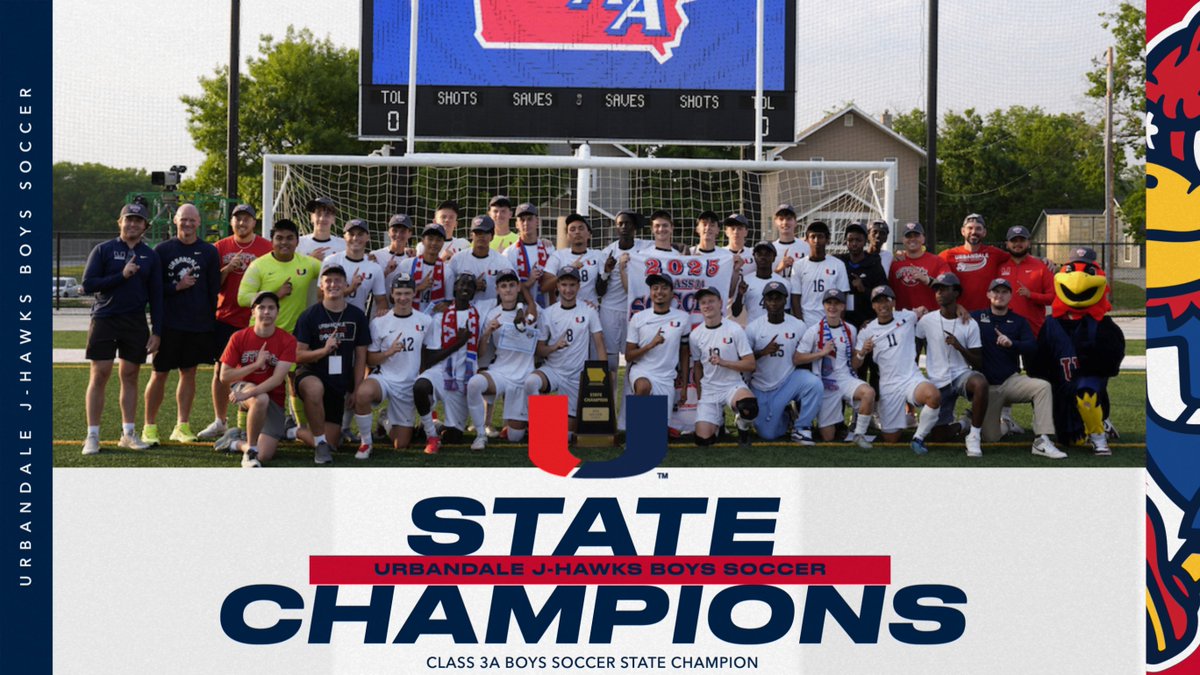 J-Hawk Nation!

Join us at 7:00 p.m. TONIGHT, at Frerichs Field to honor your Class 3A State Champions!

There will be:
⚽️ Player &amp; Coach Reflections
🏆 Photo Op with the Championship Trophy
🥤 Light Refreshments
👕 Order Championship Apparel

We can’t wait to see you there!