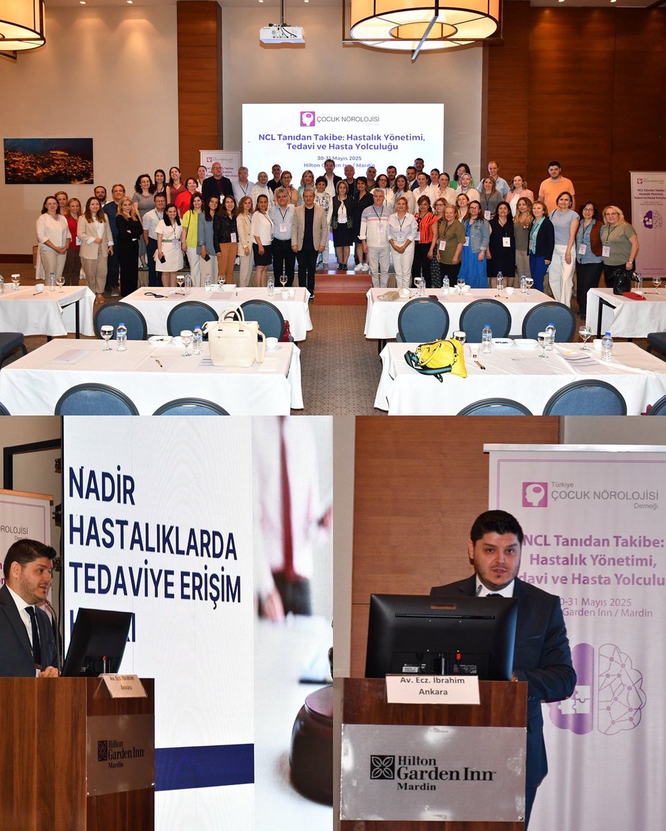 Türkiye Çocuk Nöroloji Derneği tarafından düzenlenen “NCL, Tanıdan Takibe Hastalık Yönetimi” sempozyumuna katılarak tedaviye erişim hakkına yönelik güncel gelişmeleri paylaştık. @nezirozgun hocam başta olmak üzere tüm organizasyon ekibine teşekkür ederim.