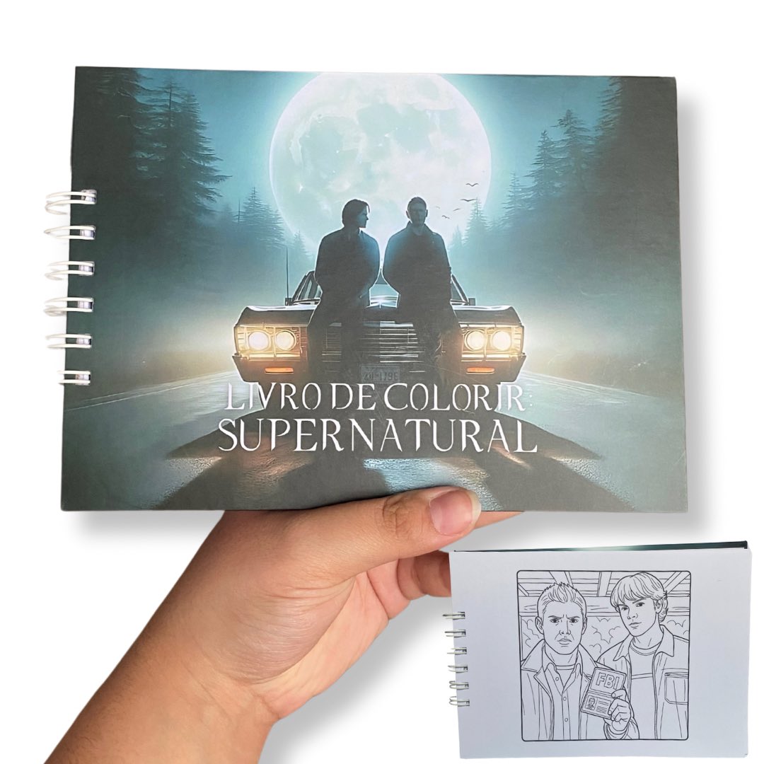 Engraçado a pessoa achar que pode me comprar com coisas de Supernatural, ja vou avisando que é CLARO QUE PODE.

Aliás ja deixo a sugestão do livro de colorir. Grata. 🙏🏻😎

#Supernatural