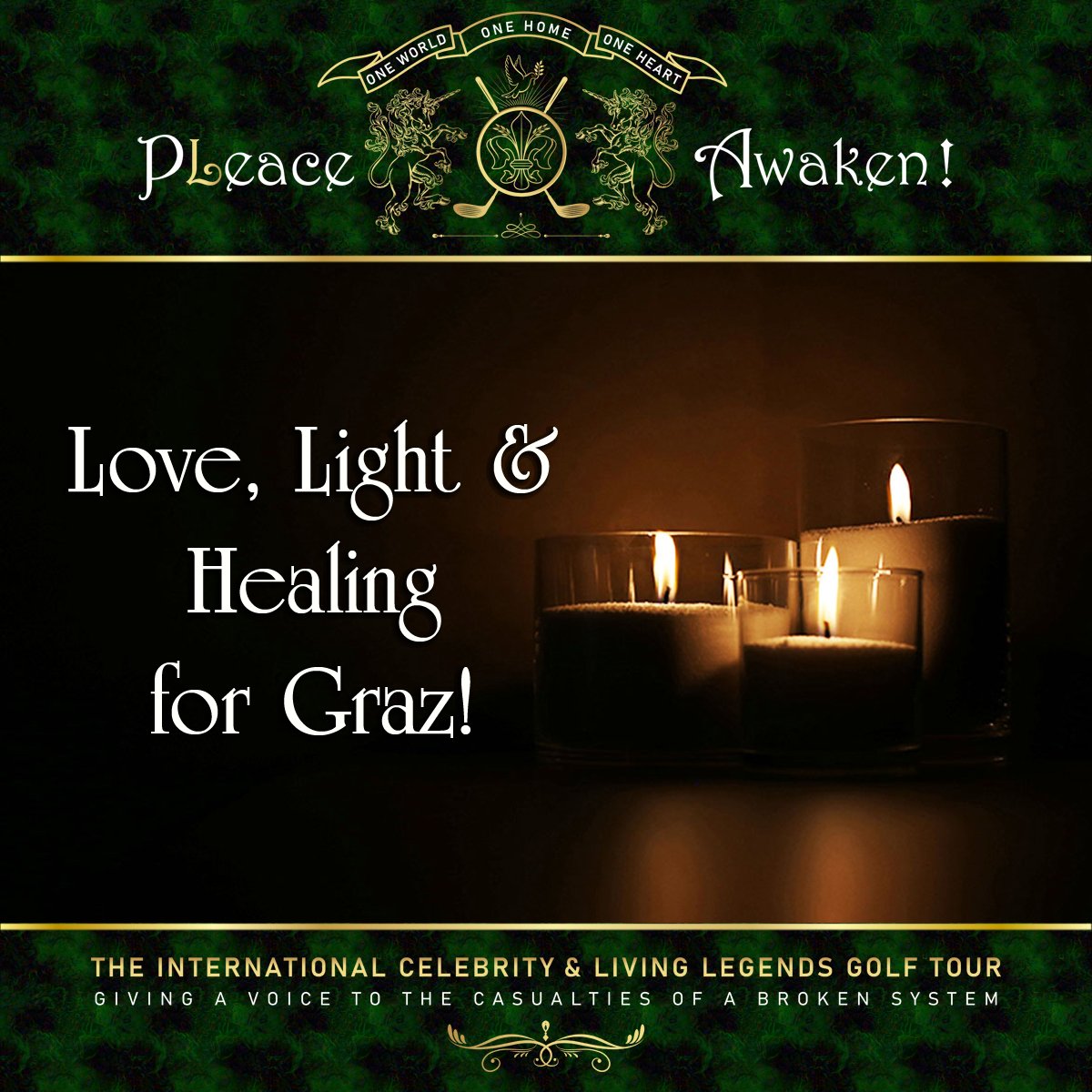 PLeace Awaken Celebrity & Living Legends Golf Tour tweet media