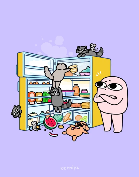 Just getting a snack