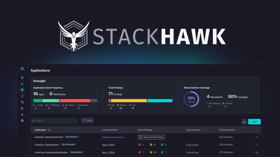 “It’s not just about whether an app runs—it’s about whether users can trust it with their data.” – Joni Klippert, StackHawk CEO

APIs power 80% of the internet. But most companies test after deployment—too late.

StackHawk shifts security left. Here’s how: hubs.ly/Q03rtJVt0