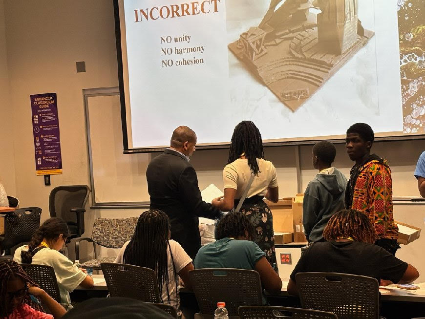 Integrated Art Design 101  w/Mr. Perkins @   
Prairie View A&amp;M University. Incoming Freshmen. Summer Session. ♥️🎨