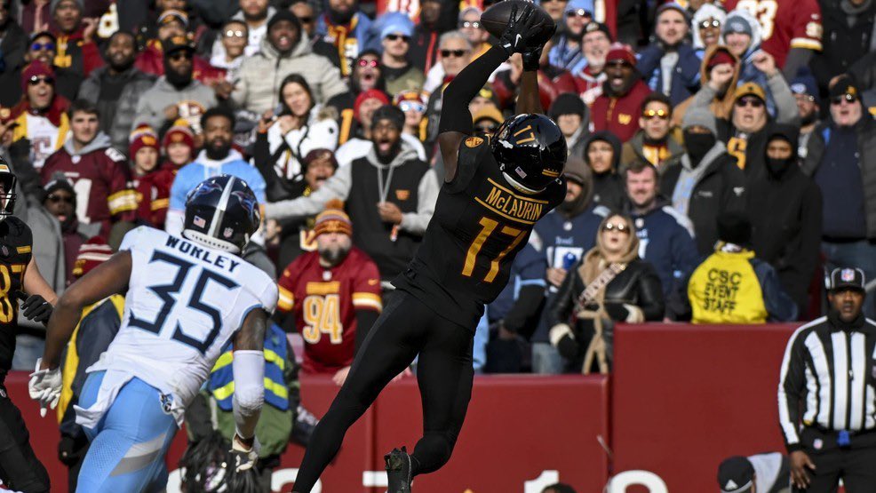 CamWardMuse's tweet image. Bleacher Report recently proposed a trade where the Titans get Cam another weapon:
Washington Receives:
-WR Treylon Burks
-2026 2nd-Round Pick
-2027 5th-Round Pick
Tennessee Receives:
-WR Terry Mclaurin
👀👀👀