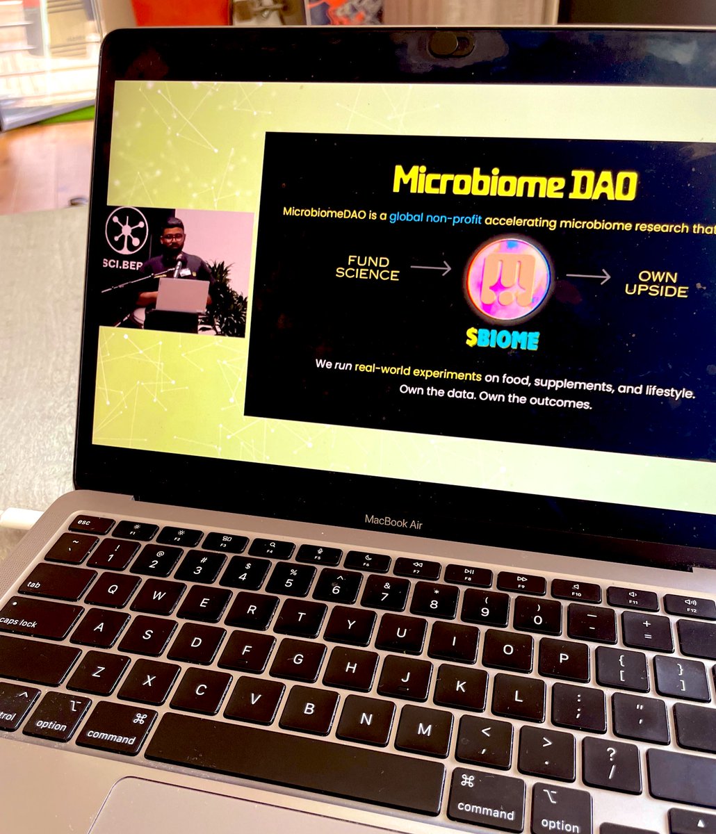 Maria Corlianò, Ph.D. (@mariacorli) on Twitter photo Couldn’t be at <a href="/DeSciBerlin/">DeSci.Berlin</a> this year, but cheering on the <a href="/microbiomedao/">MicrobiomeDAO</a> team from afar! ✨
So proud of them for showcasing our core model on stage and serving up gut-friendly shots to the community.
Stay tuned, there’s more to come!
<a href="/kiho6redape/">KIHO | red_ape</a> <a href="/katbu00/">Katya 🌞</a> <a href="/w1kke/">RobinLehmann.eth 🖇️ (ElizaOS/acc)</a> Couldn’t be at <a href="/DeSciBerlin/">DeSci.Berlin</a> this year, but cheering on the <a href="/microbiomedao/">MicrobiomeDAO</a> team from afar! ✨
So proud of them for showcasing our core model on stage and serving up gut-friendly shots to the community.
Stay tuned, there’s more to come!
<a href="/kiho6redape/">KIHO | red_ape</a> <a href="/katbu00/">Katya 🌞</a> <a href="/w1kke/">RobinLehmann.eth 🖇️ (ElizaOS/acc)</a>