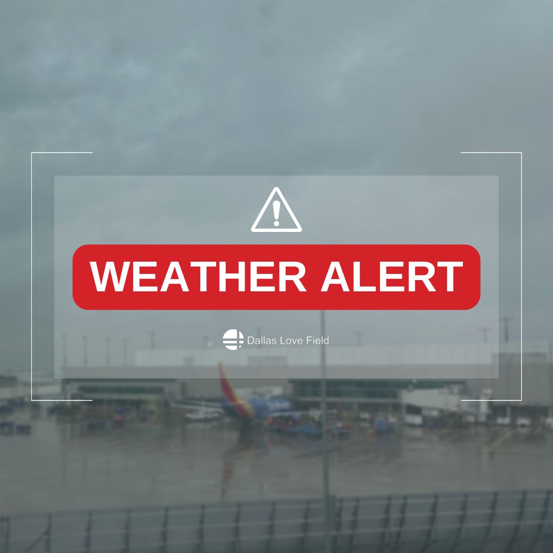 WEATHER ALERT⛈️: Storms may cause flight disruptions throughout the day. Contact your airline directly to stay updated on flight delays and cancellations.       

Monitor ground stops issued by the FAA here: bit.ly/3XQN3ug