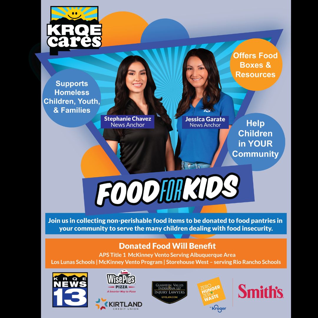 This summer food donated at Smiths for KRQE Cares will benefit the LLHS food pantry and our LLHS students!