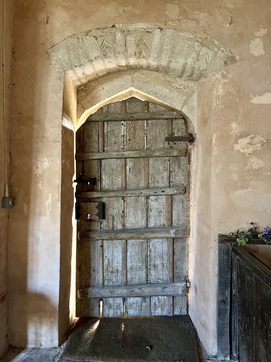 The lovely little doorway into one of my favourite churches…St. Margaret of Antioch, Knotting, Bedfordshire 🥰
