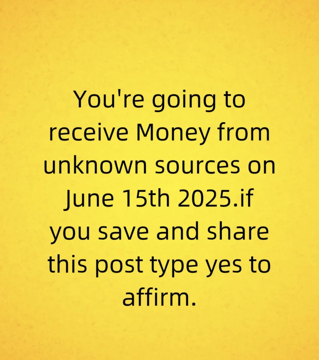 insidemanifest's tweet image. Share this post and affirm "YES"