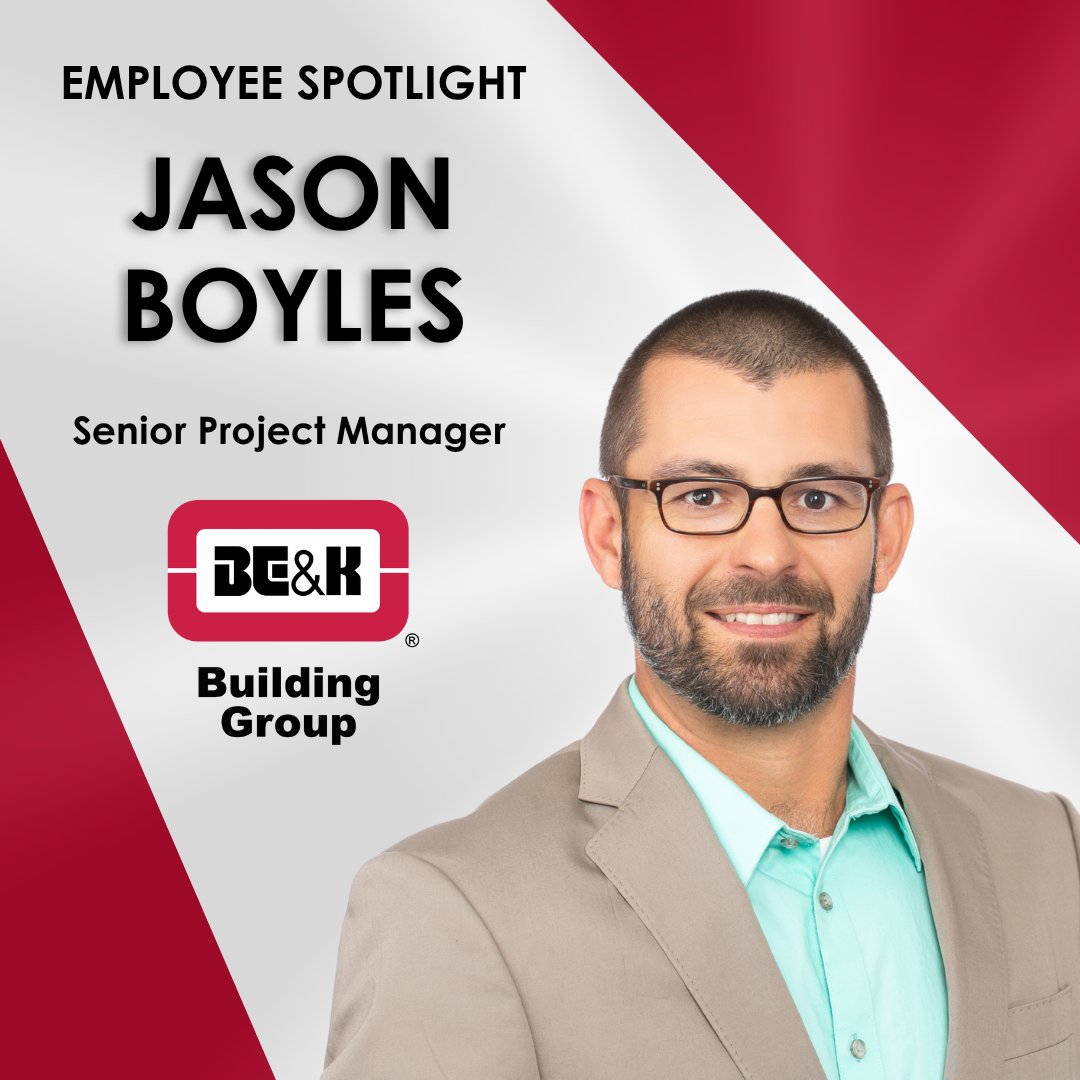 🌟 Employee Spotlight 🌟 Jason Boyles

Jason's incredible work ethic, willingness to go above and beyond and 18 years of commitment has been key to the success of many of BE&amp;K's projects.

We are grateful to have Jason on our team!

#BEKBG #ItsAllAboutPeople #EmployeeSpotlight