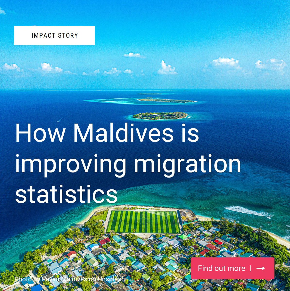 UNStats (@unstats) on Twitter photo With migrants making up nearly 25% of its population, Maldives is strengthening how it collects & shares #MigrationData
We are working with @StatsMaldives to turn immigration records into decision-ready stats with support from <a href="/UNESCAP/">United Nations ESCAP</a>
buff.ly/YblYJFY#Data4N… #SIDS #SDGs With migrants making up nearly 25% of its population, Maldives is strengthening how it collects & shares #MigrationData
We are working with @StatsMaldives to turn immigration records into decision-ready stats with support from <a href="/UNESCAP/">United Nations ESCAP</a>
buff.ly/YblYJFY#Data4N… #SIDS #SDGs