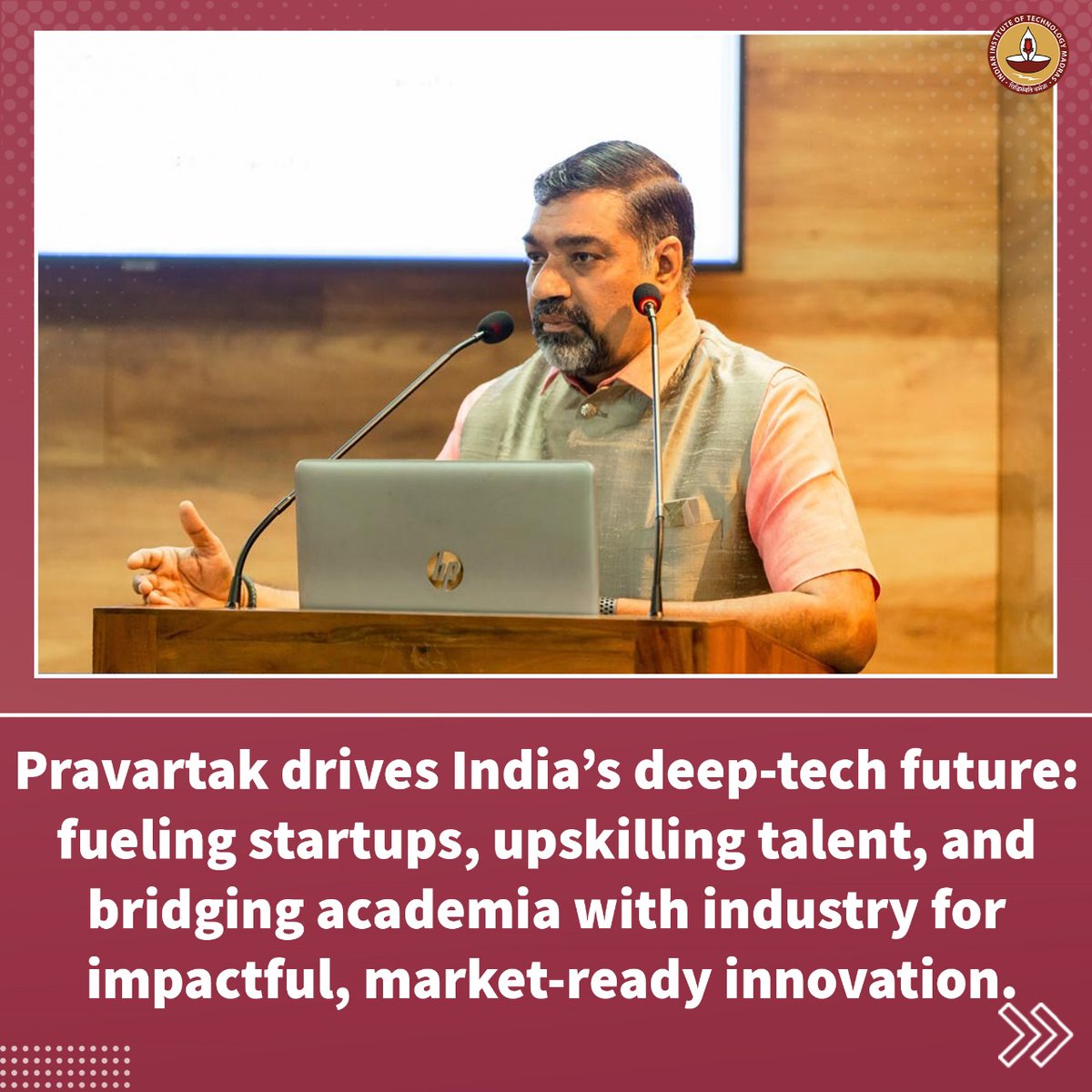 IIT Madras (@iitmadras) on Twitter photo In an interview with <a href="/timesofindia/">The Times Of India</a>, IIT Madras Pravartak Technologies Foundation (<a href="/IITMPravartak/">IITM Pravartak</a>) CEO Dr M J Shankar Raman spoke about how IIT Madras Pravartak Technologies Foundation is redefining R&D in India. Supported by <a href="/IndiaDST/">DSTIndia</a>, Pravartak translates academic research into In an interview with <a href="/timesofindia/">The Times Of India</a>, IIT Madras Pravartak Technologies Foundation (<a href="/IITMPravartak/">IITM Pravartak</a>) CEO Dr M J Shankar Raman spoke about how IIT Madras Pravartak Technologies Foundation is redefining R&D in India. Supported by <a href="/IndiaDST/">DSTIndia</a>, Pravartak translates academic research into
