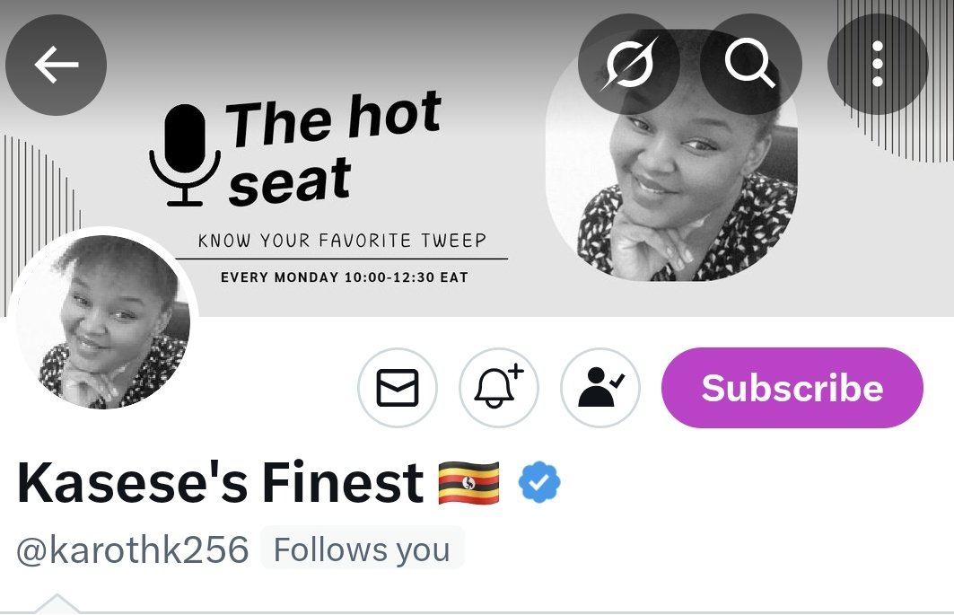 Guys guess who followed me this evening 🥹🥹🤗🤗
😊thank you KF 😊