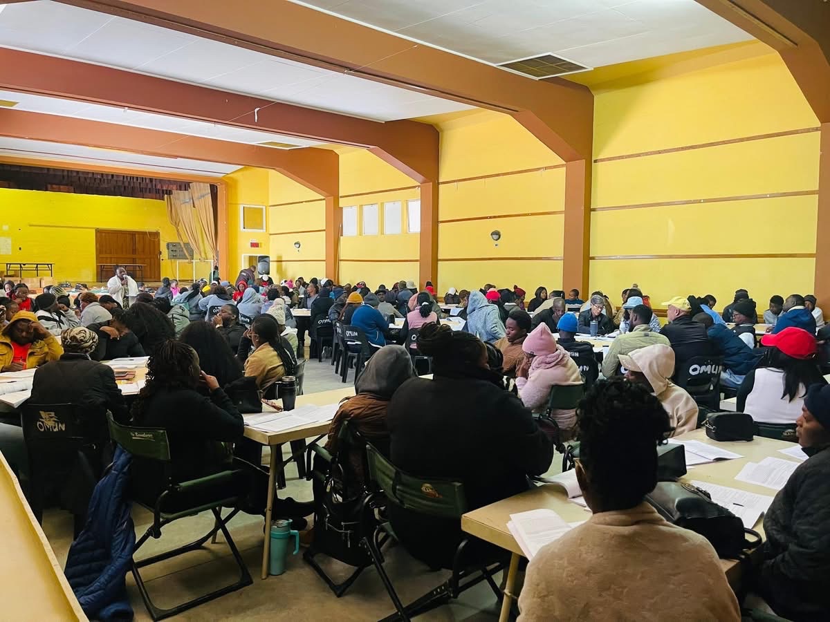 ECN_Namibia's tweet photo. Training & Recruitment of the Polling Officials for the conduct of the Grootfontein, Kabbe South, Kamanjab, Otjiwarongo and Sesfontein constituencies by-elections
#yourvoteisyourvoice
#namibiavotes https://t.co/lDj5FmVvoK
