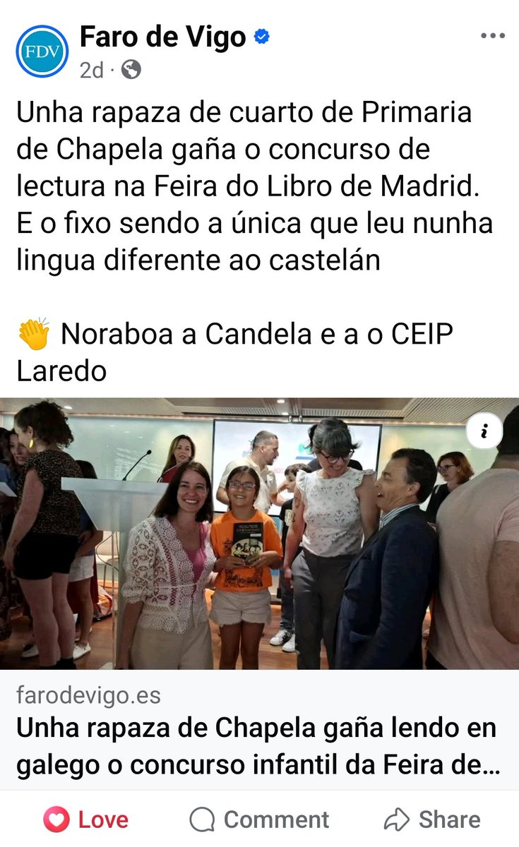 Quen teña honra que a siga e tome exemplo! 🩵