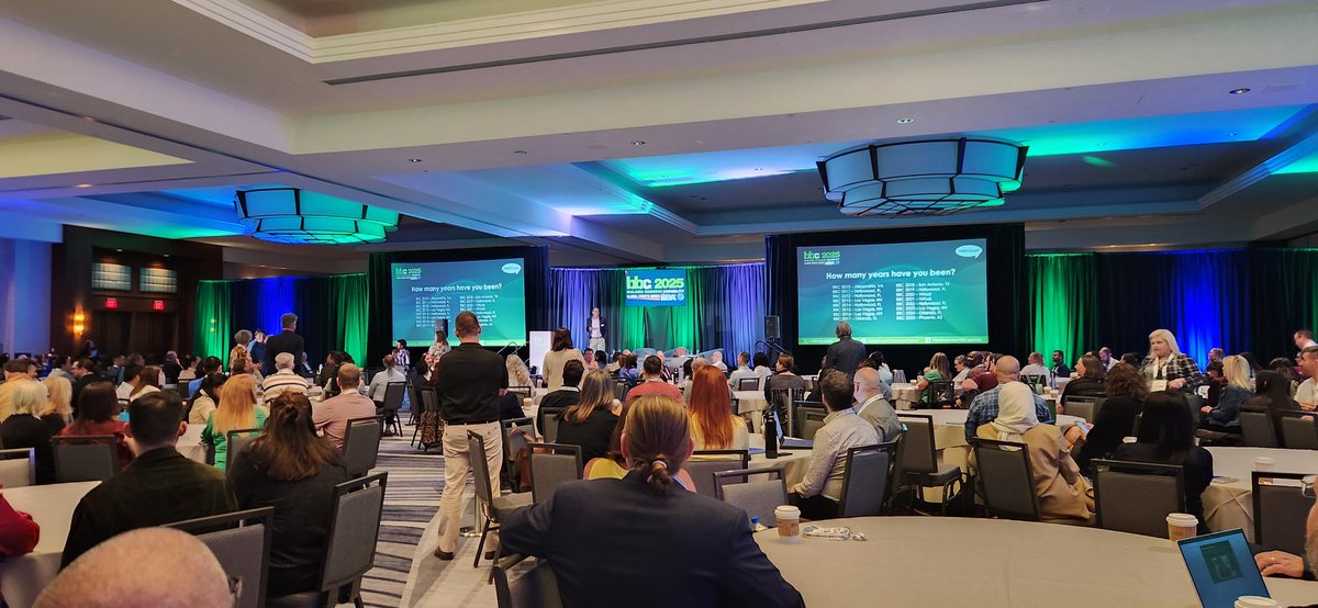 I am excited to be back at #BBC2025