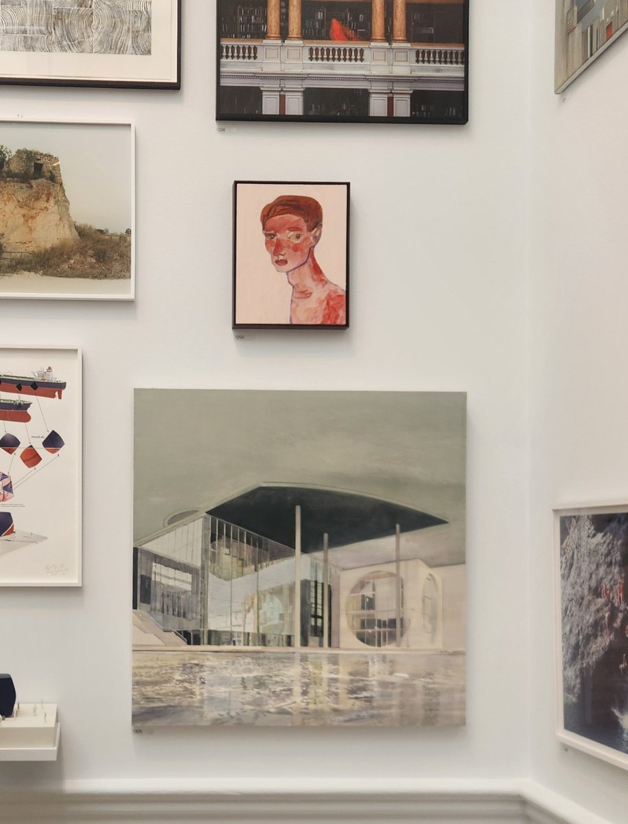 gavdob's tweet photo. Lovely Varnishing day @royalacademy
So pleased with the curation and space that my painting SUNBURN was given.
#rasummershow #royalacademy
#painting #art https://t.co/gKa6XmFyYM