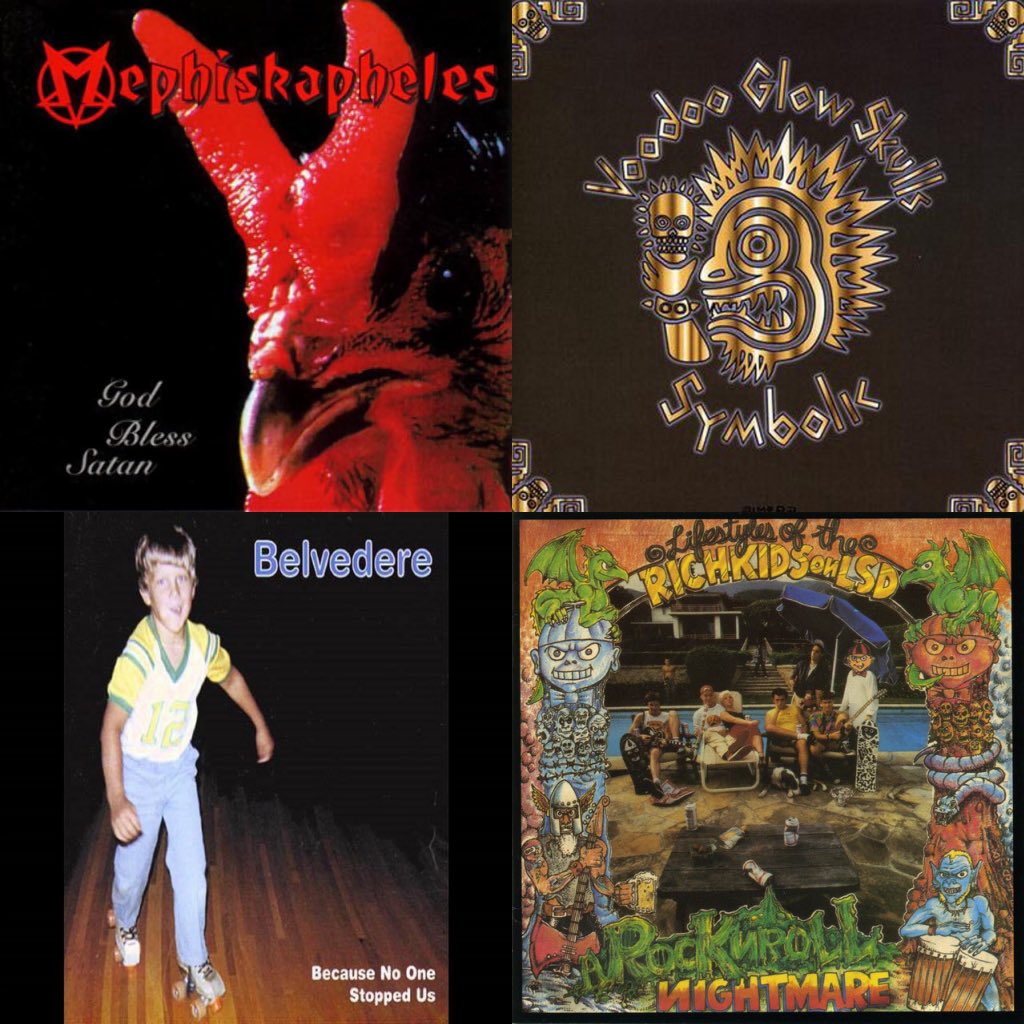 #MúsicaDesobediente God Bless Satan <a href="/Mephiskapheles1/">Mephiskaphelesofficial</a> 1994 🇺🇸 | Symbolic • Voodoo Glow Skulls • 2000 🇺🇸 | Because No One Stopped Us • Belvedere • 1998 🇨🇦 | Rock 'N Roll Nightmare • Rich Kids On LSD • 1987 🇺🇸 #SkaPunk #PunkRock #MelodicHardcore #SkatePunk #HardcorePunk