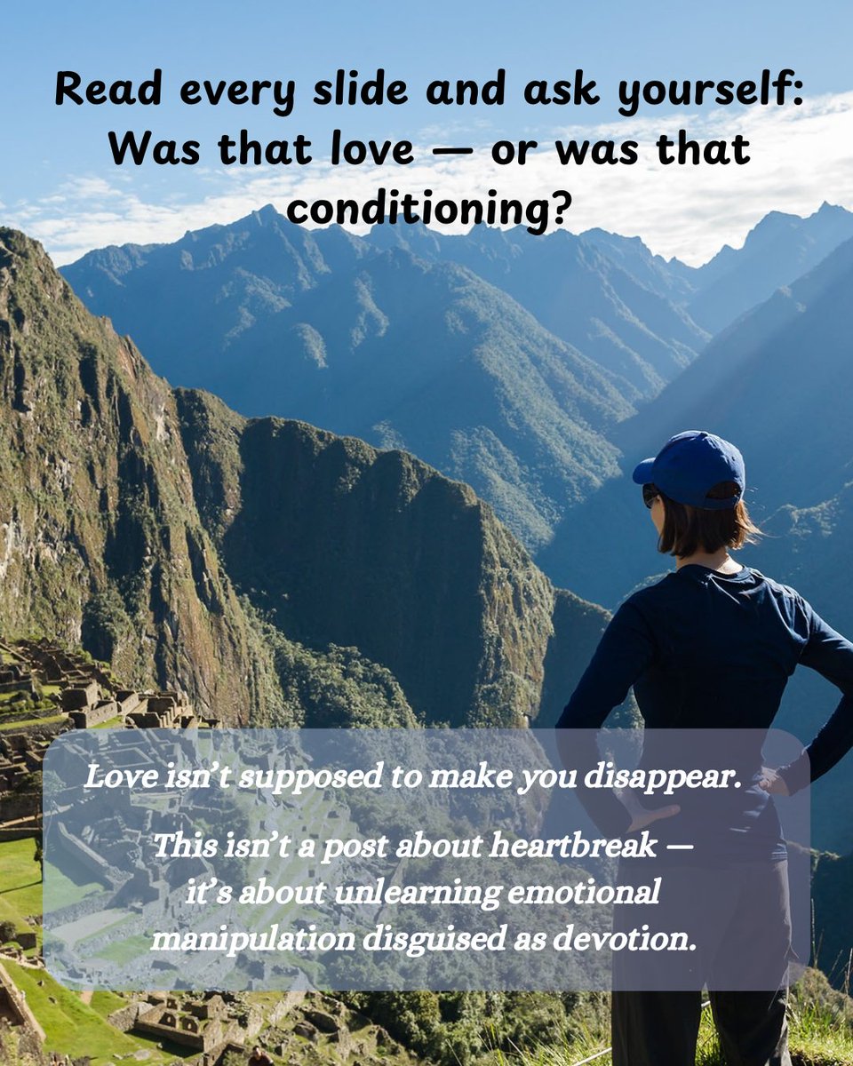 vashi_tales's tweet image. Love isn’t meant to make you disappear.
🔁 RT if you’ve ever shrunk just to be loved.

#WomensVoices #UnlearnPatriarchy #SelfWorth