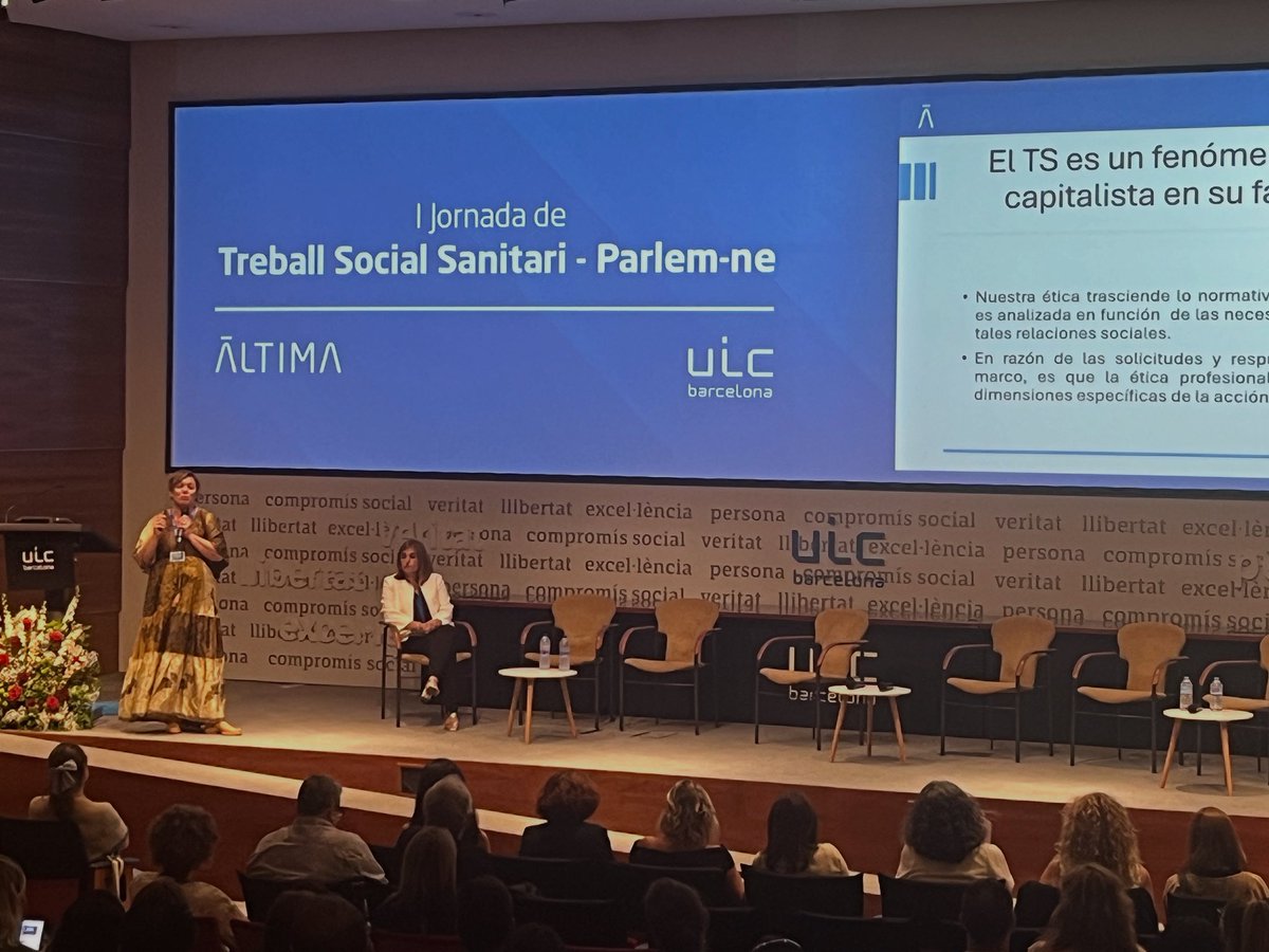 📢 Des d’Enfocatss hem assistit a la 1a Jornada de Treball Social Sanitari dels hospitals de Barcelona, un espai clau per enfortir la nostra professió.

🙏 Gràcies a les ponents i a <a href="/AltimaSF/">Āltima</a> i <a href="/UICbarcelona/">UICBarcelona</a> per fer-ho possible.
Seguim construint xarxa i futur! 💙

#TSSanitari
