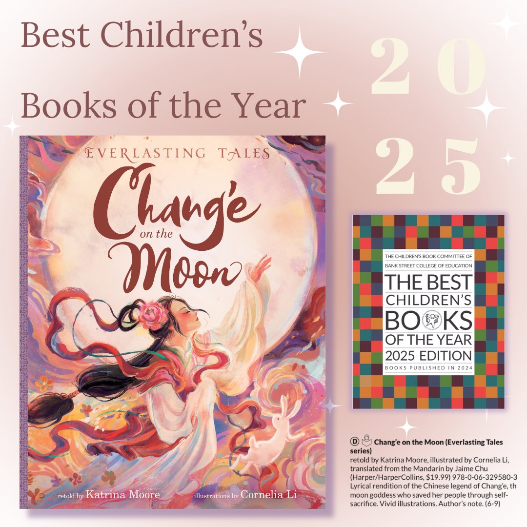 Katrina Moore (@kmoorebooks) on Twitter photo Thrilled to see our book named to The Best Children's Books Of The Year from 2024!๐๐
Thank you, <a href="/sfc_bankstreet/">Bank Street School for Children</a> <a href="/bankstreetedu/">Bank Street College</a> ๐๐โจ
Hooray, <a href="/Cornelia_illo/">Cornelia Li - Open for Commission!</a> <a href="/HarperChildrens/">HarperKids</a> <a href="/HarperStacks/">HarperStacks ๐</a> ๐๐๐
#picturebooks #bestchildrensbooksoftheyear #folklore #fairytales #picturebook Thrilled to see our book named to The Best Children's Books Of The Year from 2024!๐๐
Thank you, <a href="/sfc_bankstreet/">Bank Street School for Children</a> <a href="/bankstreetedu/">Bank Street College</a> ๐๐โจ
Hooray, <a href="/Cornelia_illo/">Cornelia Li - Open for Commission!</a> <a href="/HarperChildrens/">HarperKids</a> <a href="/HarperStacks/">HarperStacks ๐</a> ๐๐๐
#picturebooks #bestchildrensbooksoftheyear #folklore #fairytales #picturebook