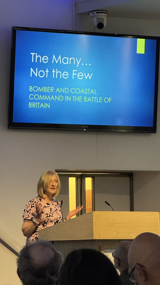 stevedigiphoto's tweet photo. @LydiaJane13 at @AeroSociety this afternoon - the many not the few #bombercommand #coastalcommand https://t.co/m4YnKdU2oc