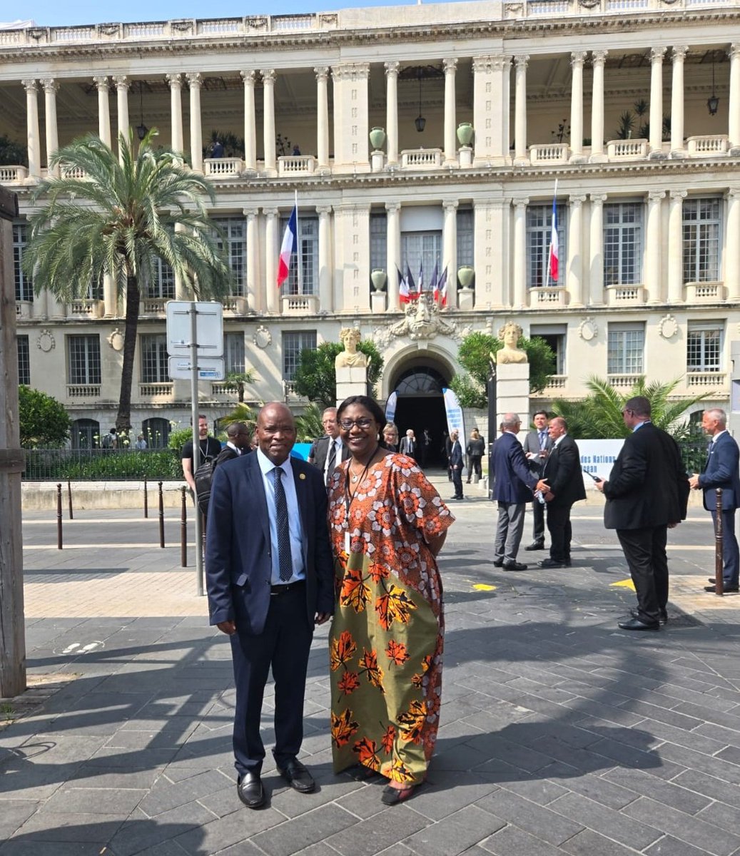 We are at the #UNOC3 in Nice, France! I echo our CEO’s view: Africa’s water future includes coastal seas and our great lakes, rivers &amp; wetlands. These waters sustain lives, preserve cultures, and must uplift women &amp; local knowledge alongside science. #Agenda2063