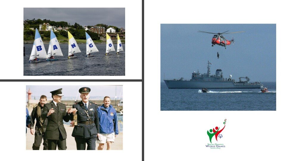 LETRNI's tweet image. On Friday 13th June 2003.. the International LETR Final Leg Team with the Flame of Hope arrived in Bangor enroute to Special Olympics World Summer Games in Dublin.