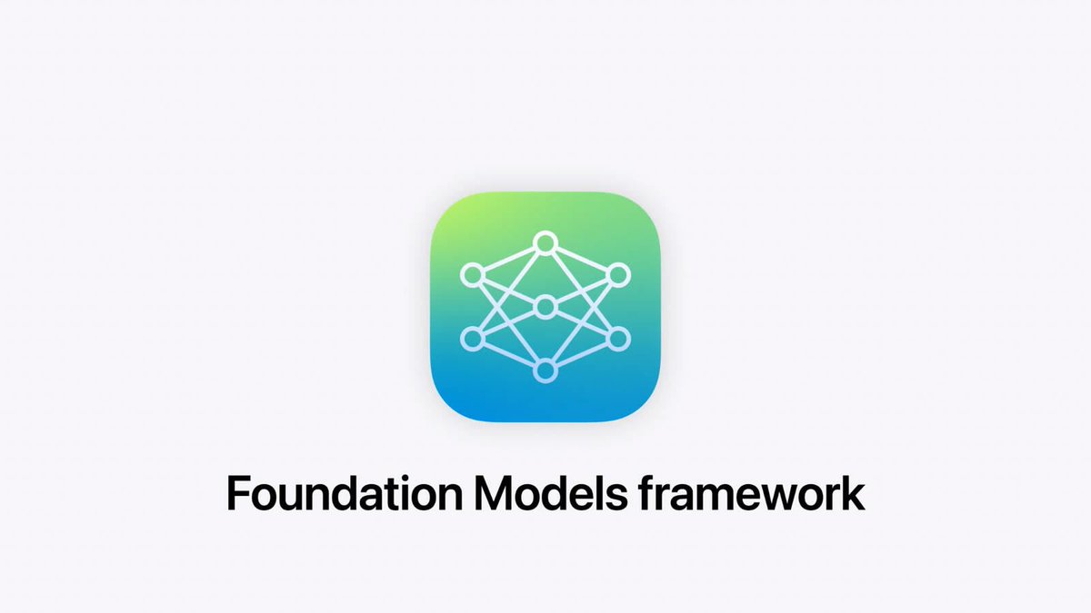 AI_Techie_Arun's tweet image. Apple Debuts Foundation Models Framework for Devs

Apple&apos;s Foundation Models Framework is a new API allowing developers to use Apple&apos;s on-device LLMs for apps. Features work offline, protect privacy, and have no inference costs.

#Apple #Developers #MacRumors