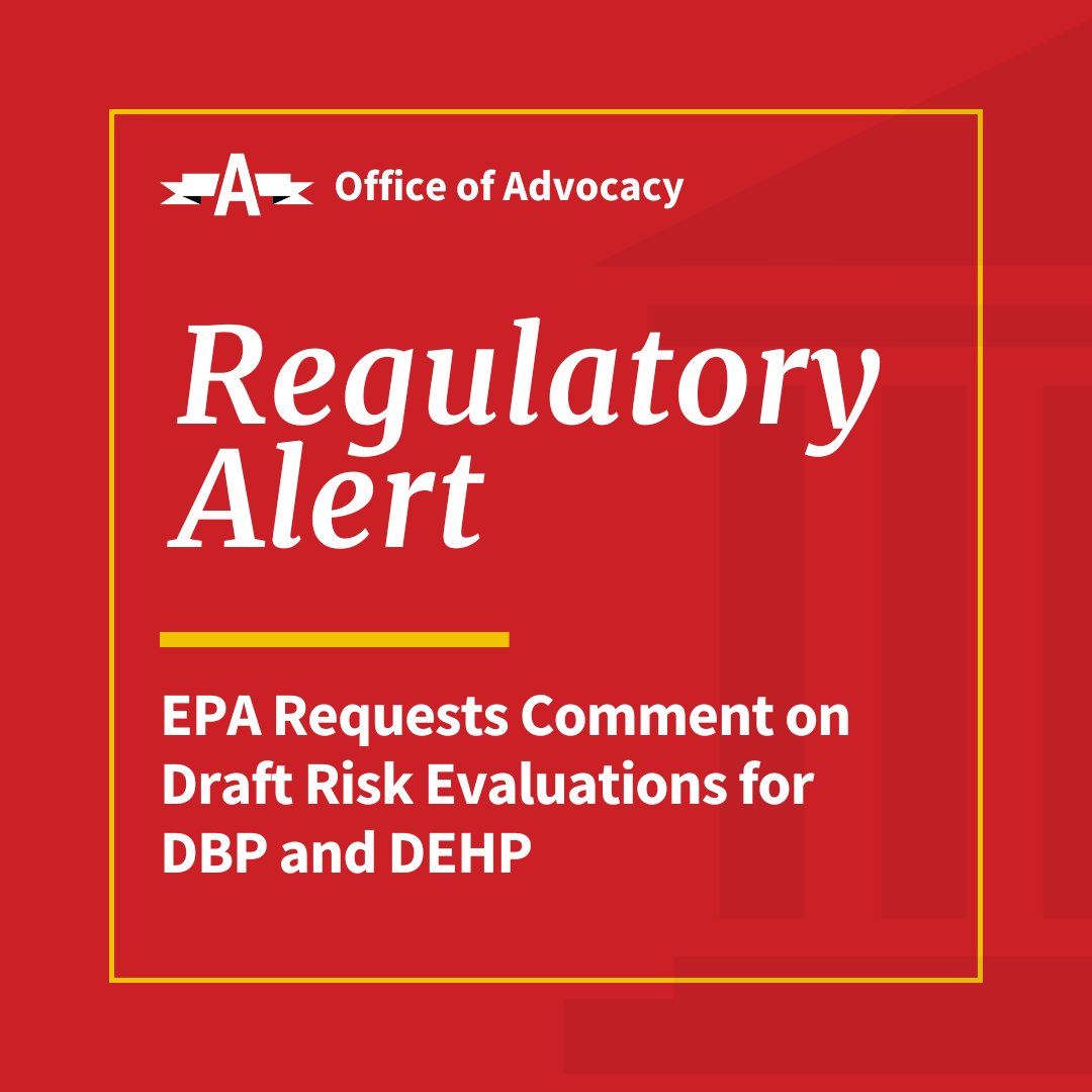 On June 5, 2025, the <a href="/EPA/">U.S. EPA</a> released the draft risk evaluations for DiButyl Phthalate (DBP) and Diethylhexyl Phthalate (DEHP) for public comment.

📅  Comments are due August 5, 2025.

Learn more 👉 ow.ly/1cws50W5wIR