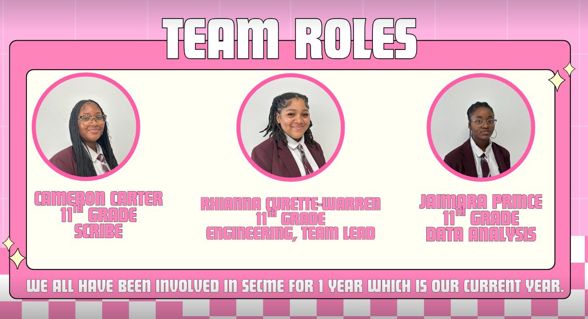 🏁 Congratulations to <a href="/YWCPAHISD/">Young Women's College Preparatory Academy</a>’s team “2 Fast 2 Fabulous” — Cameron Carter, Rhianna Curette-Warren, and Jaimara Prince — for taking 1st place in the SECME National Mousetrap Car Competition! 💪🚗💨
#STEMChampions #SECME2025 #YWCPASTEM #GirlsInSTEM