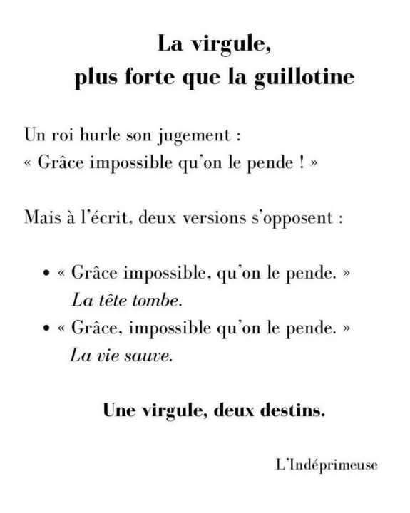 La bonne connaissance de l'orthographe évite les contresens générateur de conflits !