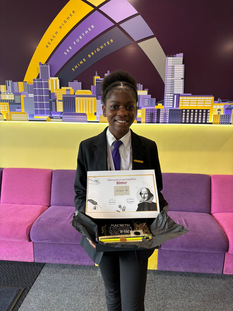 TrinityAcademyL's tweet image. A massive congratulations to our Shakespeare essay competition winners and runners up! 

We were really impressed by the quality of all entries this year. 💜🌟