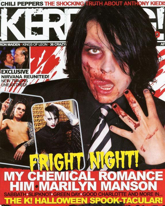 DeavonsHELL's tweet image. My obsession is Gerard in these magazines