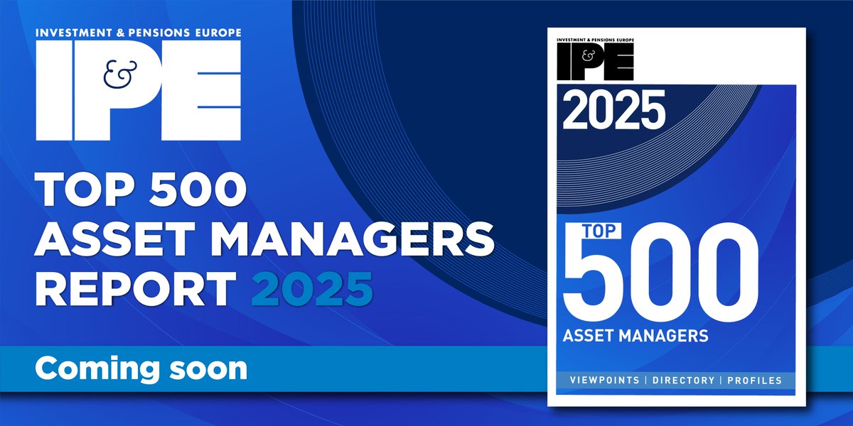 The IPE Top 500 Asset Managers 2025 is out on 18 June.

Get insight into the world’s leading institutional firms — including global AUM rankings, market data, and strategic perspectives.

Access the full 2025 report and dataset: bit.ly/T5CSSM

#IPETop500